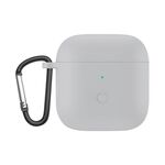 Custodia protettiva per auricolari in un pezzo in silicone liquido per Redmi Buds3 (Grigio)