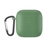 Custodia protettiva per auricolari in un pezzo in silicone liquido per Redmi Buds3 (Matcha Green)