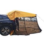 Tenda da baldacchino per la protezione solare repellente per zanzare posteriore (giallo)