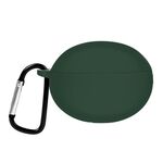 Custodia protettiva in silicone liquido auricolare per omaggi Huawei 5i (verde scuro)