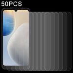 50 pezzi 0,26 mm 9H 2,5D Film di vetro temperato per Tecno Pop 6