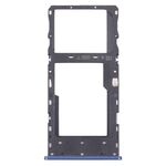 Vesto della scheda SIM + vassoio per schede micro SD per TCL PLEX T780H (blu)