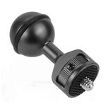 Clip testa a sfera da 2,5 cm per la videocamera subacquea giuntura subacquea della videocamera (nero)