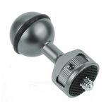 Clip per testa a sfera da 2,5 cm per fotocamera subacquea giuntura subacquea della videocamera (Titanium)
