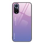 Per Huawei Nova 9 Custodia in vetro colorato sfumato (rosa viola)