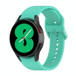 Cinturino ufficiale in silicone per Samsung Galaxy Watch 5 Pro 45 mm, taglia: S (verde acqua)