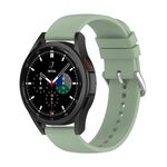 Per Samsung Galaxy Watch 5 Pro 45mm 20mm Cinturino in silicone a coda rotonda (verde lago ghiacciato)