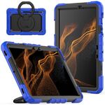 Per Samsung Galaxy Tab S8 / S7 Supporto per bracciale in silicone + Custodia per tablet PC (blu)