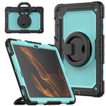 Per Samsung Galaxy Tab S8 + / S7 + Supporto per bracciale in silicone + Custodia per tablet PC (azzurro)