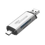 Lettore di schede multifunzione ADS-101 USB 3.0 (argento)