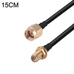Cavo adattatore coassiale RF da SMA maschio a RP-SMA femmina RG174, lunghezza: 15 cm