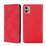 Per Motorola Moto G32 4G Skin Feel Custodia magnetica in pelle con vibrazione orizzontale (rossa)