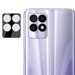 Per OPPO Realme 8i imak Obiettivo della fotocamera posteriore integrato Pellicola in vetro temperato con copriobiettivo Versione nera