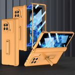 Custodia per telefono con cerniera magnetica per vivo X Fold GKK con supporto (arancione)
