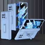 Custodia per telefono con cerniera magnetica per vivo X Fold GKK con supporto (blu)