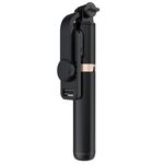 Q03 Supporto per telefono con treppiede per selfie con telecomando Bluetooth (nero)