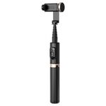 Q12 Bastone selfie per treppiede con telecomando Bluetooth rinforzato con design nascosto (nero)