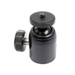 Gimbal sferico in metallo per attrezzature fotografiche 2 pezzi Q35 (nero)