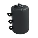Tenda multifunzione per acqua e sabbia Borsa per l'acqua fissa antivento, dimensioni: 18x28 cm (nero)