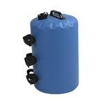 Tenda multifunzione per acqua e sabbia Borsa per l'acqua fissa antivento, dimensioni: 18x28 cm (blu)