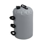 Tenda multifunzione per acqua e sabbia Borsa per l'acqua fissa antivento, dimensioni: 18x40 cm (grigio)