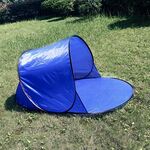 Tenda da spiaggia per tenda da sole per il tempo libero singola Tenda da spiaggia, colore: blu