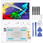 Schermo LCD OEM per Lenovo Tab 2 A10-70 A10-70F A10-70L Digitizer Assemblaggio completo con cornice (bianco)