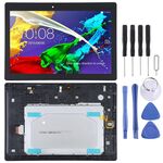 Schermo LCD OEM per Lenovo Tab 2 A10-30 YT3-X30 Assemblaggio completo con cornice (nero)