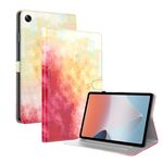 Per OPPO Pad Air Custodia per tablet in pelle con motivo ad acquerello (Spring Cherry)