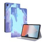 Per OPPO Pad Air Custodia per tablet in pelle con motivo ad acquerello (neve invernale)
