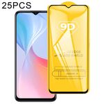 25 PCS 9D Full Glue Film in vetro temperato a schermo intero per vivo T1x 5G / 4G / T1x indiano