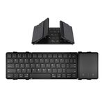 B1053 Tastiera Bluetooth ripiegabile portatile in pelle