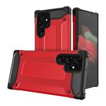 Per Samsung Galaxy S22 Ultra 5G Magic Armor TPU + Custodia per PC (rossa)