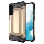Per Samsung Galaxy S22 5G Magic Armor TPU + Custodia per telefono PC (oro)