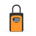 KS6500 Casella password con chiave per decorazione sospesa senza installazione (arancione)