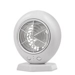 Raffreddatore d'aria con ventola spray da scrivania portatile per ufficio domestico, specifiche: modello batteria (bianco)