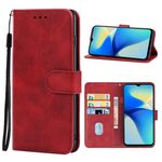 Per vivo Y30 5G Custodia in pelle per telefono (rossa)