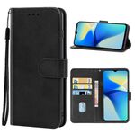 Per vivo Y30 5G Custodia in pelle per telefono (nera)