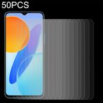 50 PZ 0.26mm 9H 2.5D Pellicola in vetro temperato per Honor X8 5G / X8a / Play7T Pro
