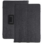 Custodia protettiva in pelle con supporto per tablet BDF S10 (WMC0572 / WMC0573 / WMC0780) (nero)