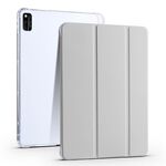 Per Honor V6 10,4 pollici 3 pieghevoli TPU Custodia Tablet in pelle Smart (grigio)