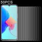 Pellicola in vetro temperato 50 pezzi 0,26 mm 9H 2.5D per Tecno Spark 9T India