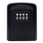 G9 4 cifre password scatola di immagazzinaggio chiave in lega di alluminio (nero)