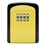 G9 4 cifre password scatola di immagazzinaggio chiave in lega di alluminio (giallo)
