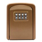 G9 4 cifre password scatola di immagazzinaggio chiave in lega di alluminio (oro)