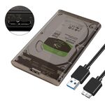 SATA3 a USB Mobile Hard Disk Box Custodia per disco rigido (marrone scuro)