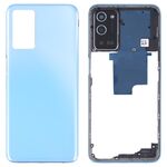 Per OPPO A56 5G Cover posteriore della batteria con cornice centrale (blu)