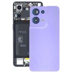 Per OPPO Reno8 Cover posteriore batteria originale con copriobiettivo fotocamera (viola)
