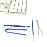 Kit di pulizia del cavo dell'albero di prova dell'interruttore di estrazione del copritasti della tastiera meccanica 4 in 1