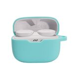 Per JBL T230NC TWS Cuffie Bluetooth senza fili Custodia in silicone (verde menta)